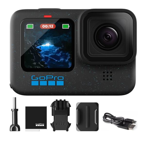 GoPro Hero12 Black E-Commerce Kit | NEW | 5.3K HDR, Enduro Battery, Mounts - Picture 1 of 9